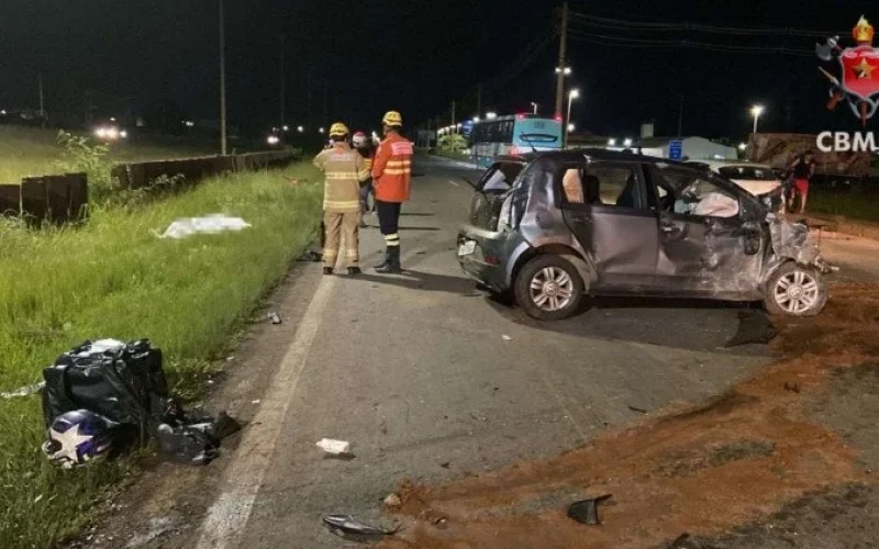 Motociclista morre após colisão na BR-070; segundo caso em menos de 24 horas no DF