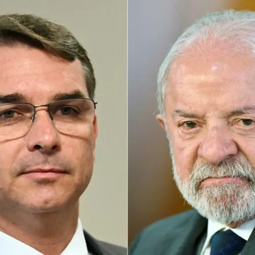 Pesquisa mostra Flávio Bolsonaro à frente de Lula em cenário de 2º turno para 2026