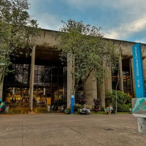 Violência à Luz do Dia na UnB: Homem Agarra Mulher em Frente à Biblioteca